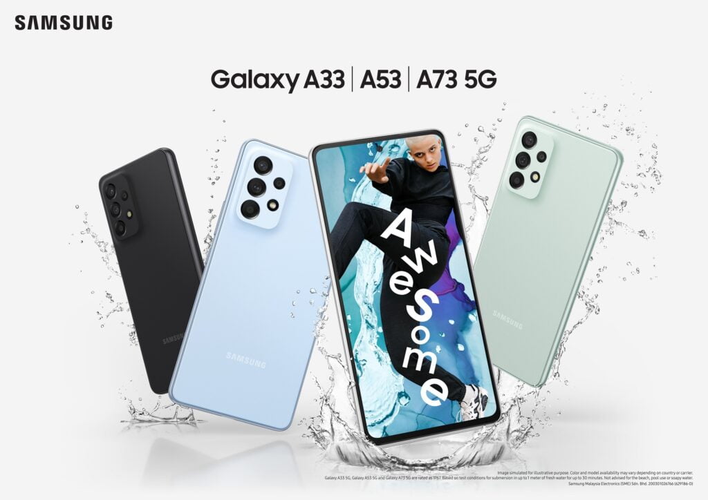 Galaxy A33 5G, Galaxy A53 5G and Galaxy A73 5G_KV
