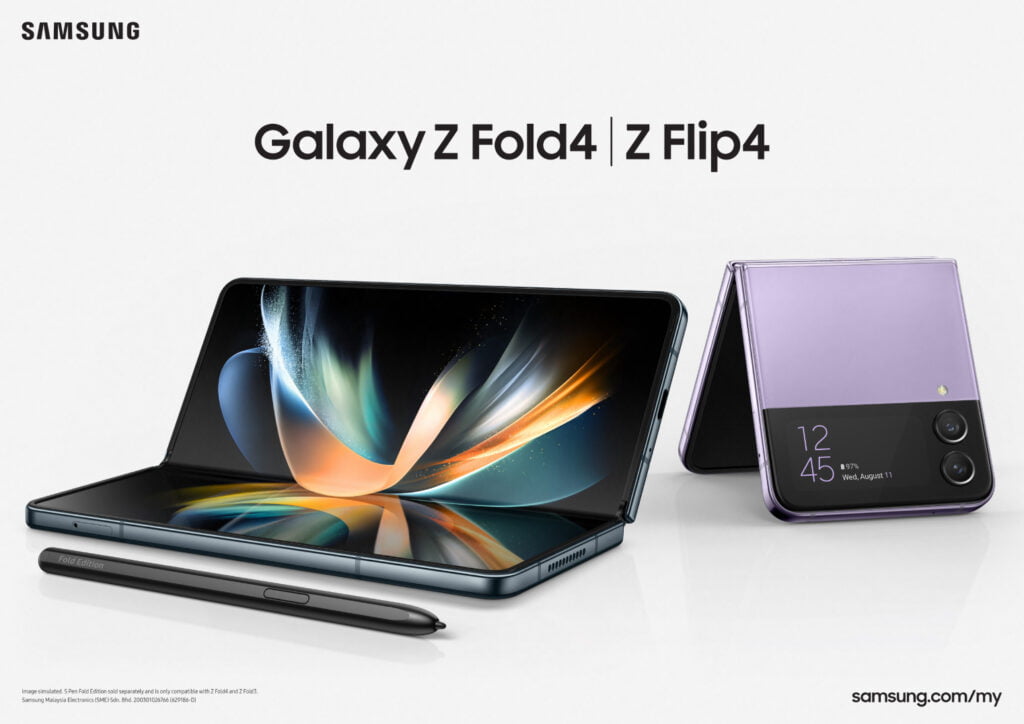 Galaxy Z Flip4 and Galaxy Z Fold4_KV